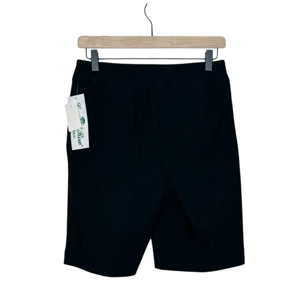 Coconut Row Palm Beach Women's Black Bermuda Shorts NWT 6 - Picture 2 of 8